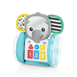Jouet d'éveil à roulettes Petit Éléphant 2 en 1 multilingue