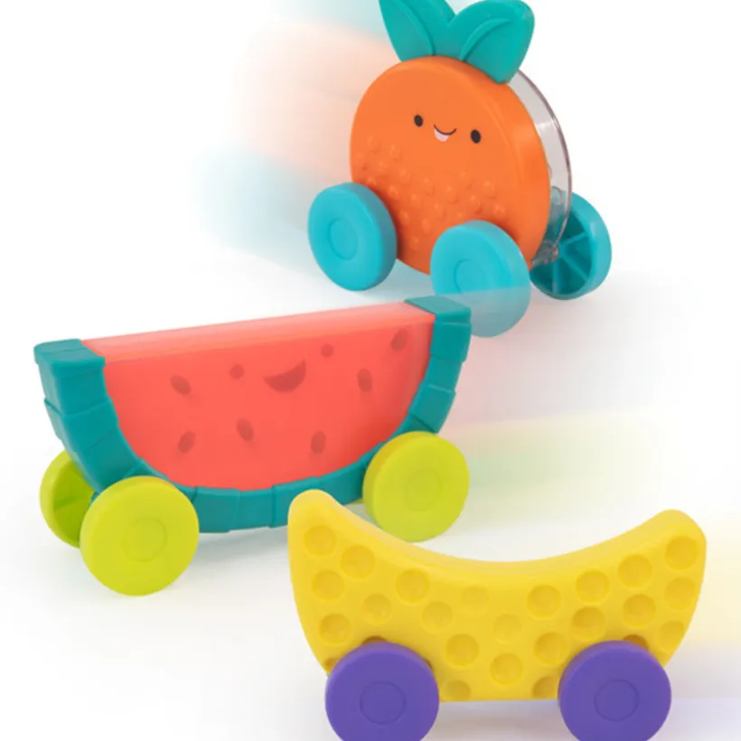 Jouet à empiler voiture de fruits
