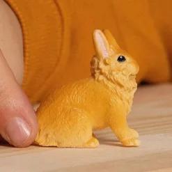 Jouet figurine lapin tête de lion