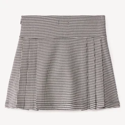 Jupe courte en pied de poule pour fille