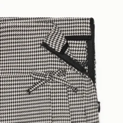 Jupe courte en pied de poule pour fille