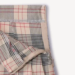 Jupe courte milano à carreaux et boucle pour fille