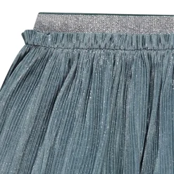 Jupe courte plissée à paillettes pour fille
