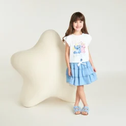 Jupe courte à volants pour fille