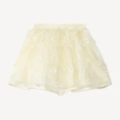 Jupe en tulle avec fleurs 3D pour bébé fille