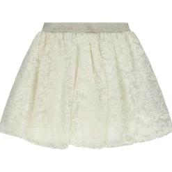 Jupe en tulle et organza brodé pour fille