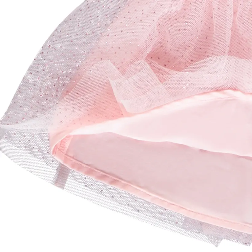 Jupe patineuse en tulle pailleté pour bébé fille