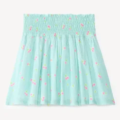 Jupe patineuse imprimé cerises pour fille