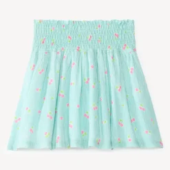 Jupe patineuse imprimé cerises pour fille