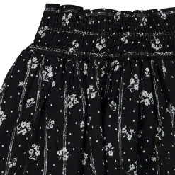 Jupe patineuse à taille smockée pour fille