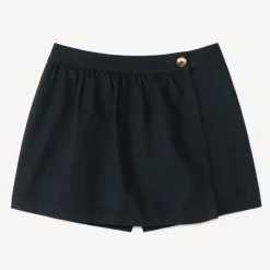 Jupe-short fille effet portefeuille