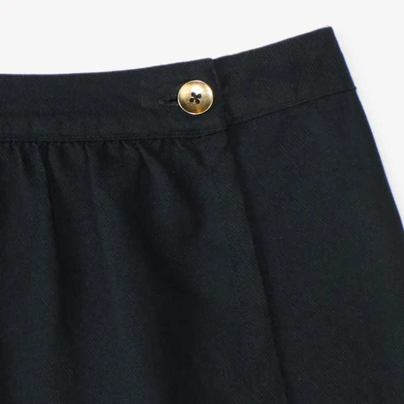 Jupe-short fille effet portefeuille