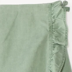 Jupe short uni en Tencel avec volants pour fille