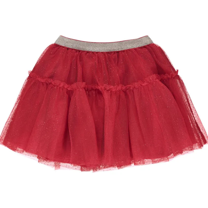 Jupe volantée en tulle pailleté pour bébé fille