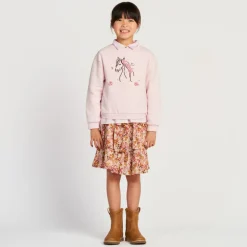 Jupe volantée imprimé floral pour fille