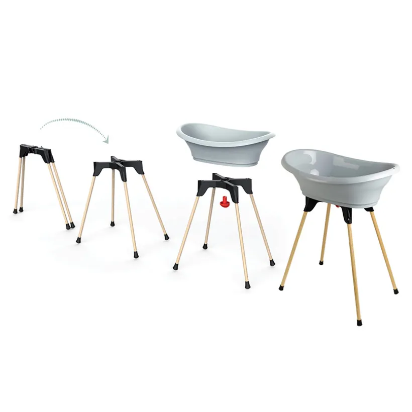 Kit baignoire Vasco 3 en 1 gris charme