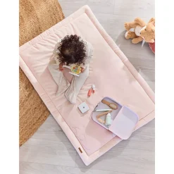 Kit de coiffure et de maquillage en bois rose