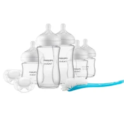 Kit de naissance 3.0 biberons + sucettes + goupillon Natural