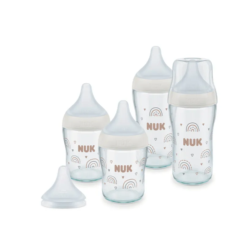 Kit de naissance de 4 biberons Perfect Match - Beige