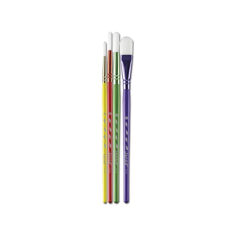 Kit de 4 pinceaux synthétiques