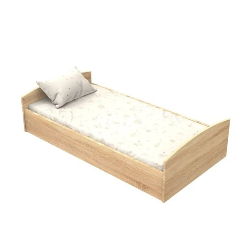 Kit de transformation pour lit Little Big Bed 140 x 70 cm Azur aspect chêne doré