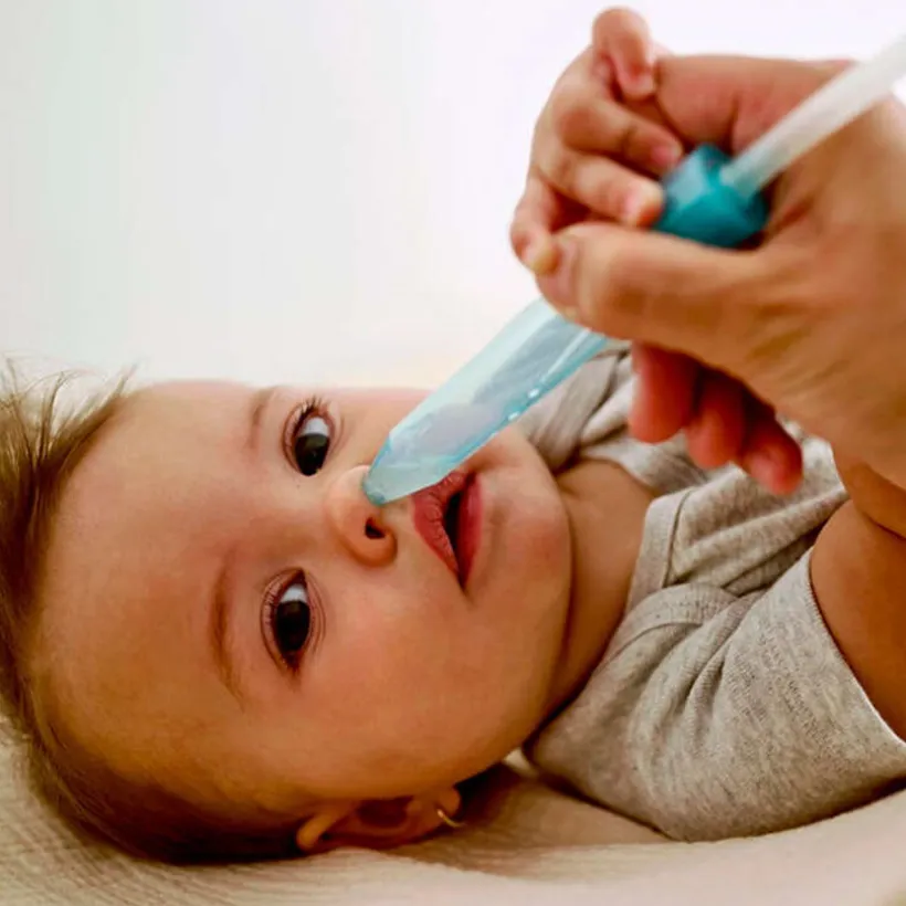 Kit soins bébé basics Blanc/bleu