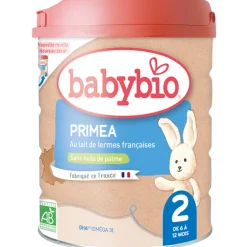 Lait en poudre 2e âge Primea 2 au lait de vache 800g