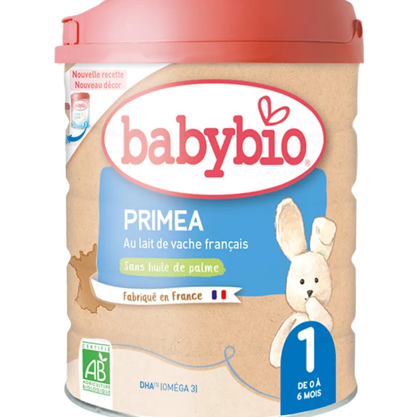 Lait en poudre 1er âge Primea 1 au lait de vache 800g