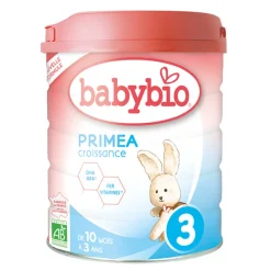 Lait en poudre 3ème âge au lait de vache bio Primea 3 - 800g