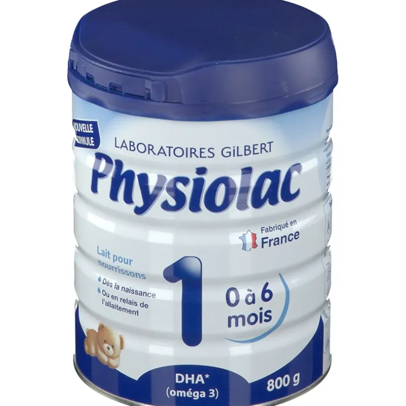 Lait pour nourrissons en poudre 1er âge 800g