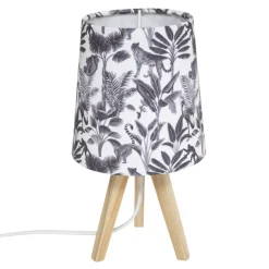 Lampe de chevet en bois - Jungle