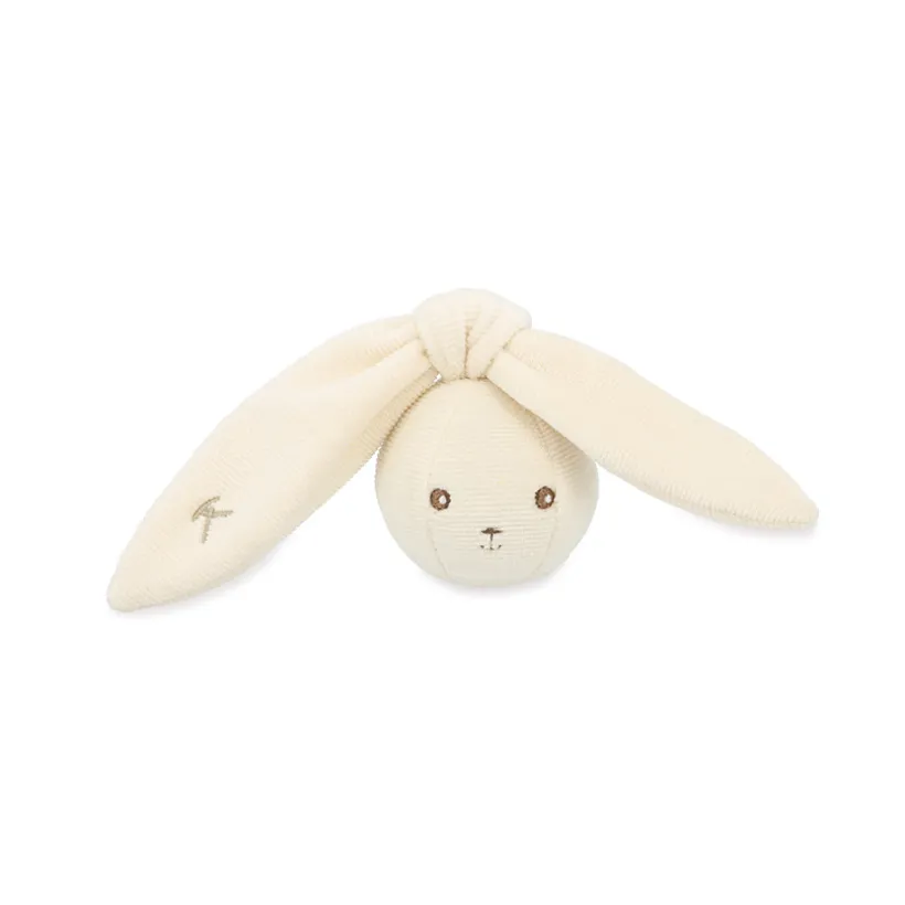 Lapinoo balle hochet lapin crème 6 cm