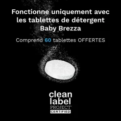 Lave-biberon électrique Pro -Lave- Stérilise & Sèche All Black Noir