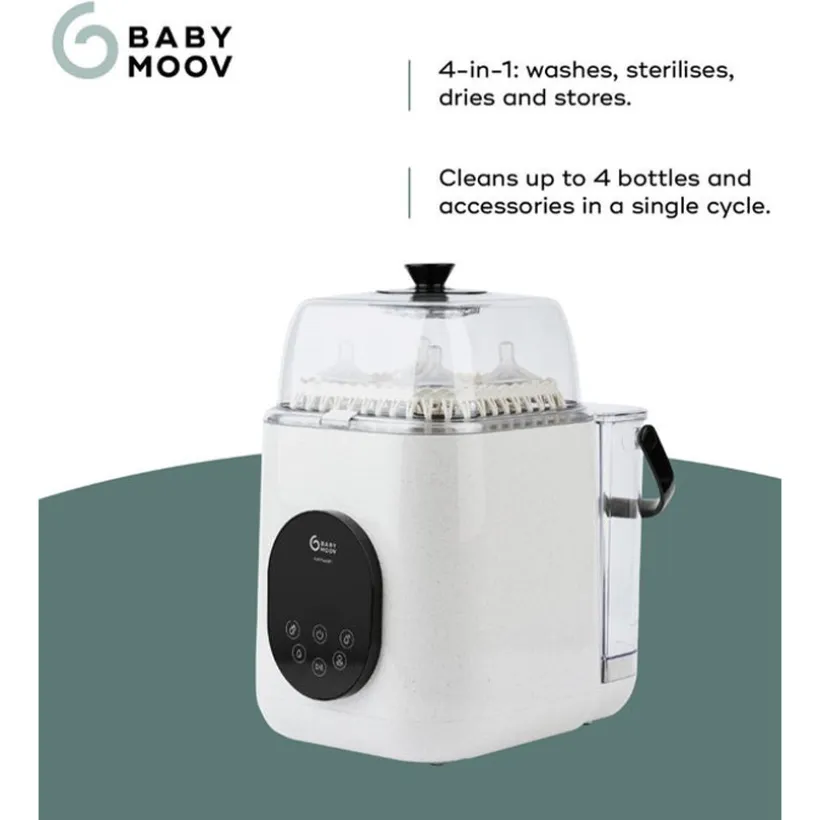 Lave biberon & stérilisateur NutriWash 4-en-1 Blanc