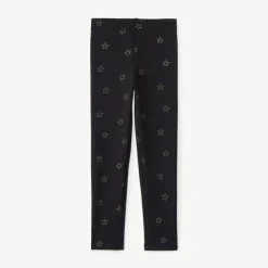 Legging contrecollé en sherpa imprimé pour fille