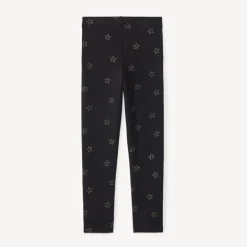 Legging contrecollé en sherpa imprimé pour fille