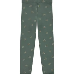 Legging contrecollé en sherpa imprimé pour fille
