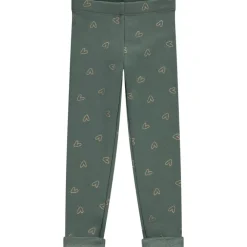 Legging contrecollé en sherpa imprimé pour fille