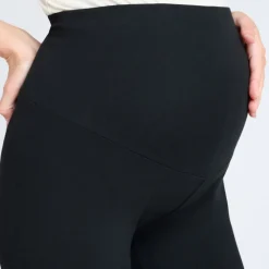 Legging de grossesse à bandeau haut uni