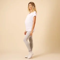 Legging de grossesse à bandeau haut uni