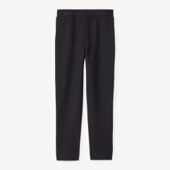Legging en sergé uni avec passants pour fille