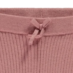 Legging en tricot effet côtelé pour fille