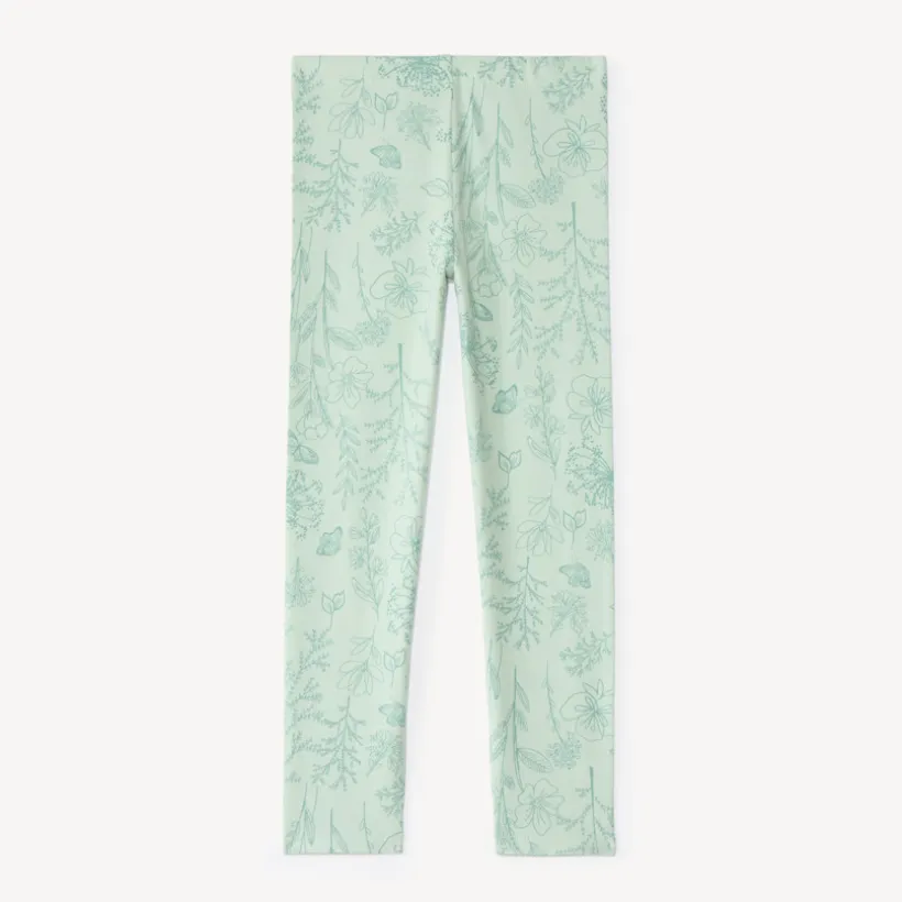 Legging fille imprimé fleurs
