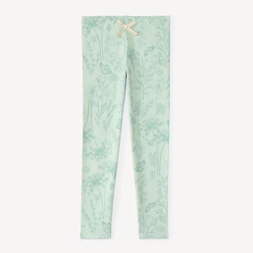 Legging fille imprimé fleurs