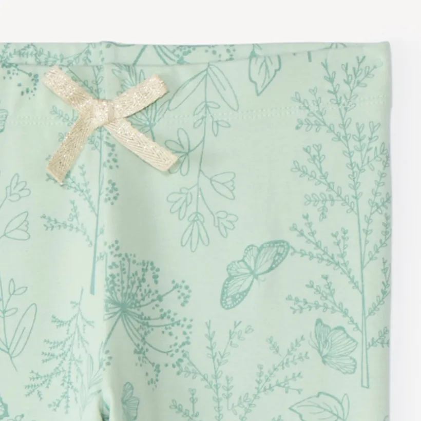 Legging fille imprimé fleurs