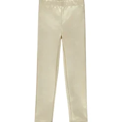 Legging gold slim en similicuir pour fille