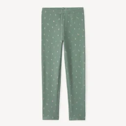 Legging imprimé pailleté et doublé sherpa pour fille