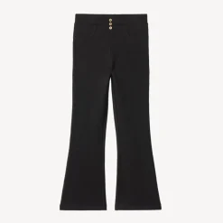 Legging évasé effet côtelé uni pour fille