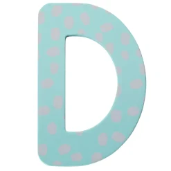 Lettre décorative en bois D