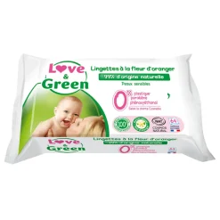 Lingettes hypoallergéniques à la Fleur d'Oranger x64
